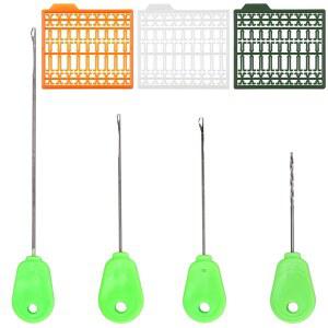 JSANMEI 잉어 바늘 스톱 리깅 스윙어 키트 미끼 가위 장비 드릴러 부일리 낚시 도구