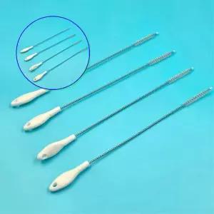 쌍문상회 빨대세척솔 청소솔 철브러쉬 주방솔 실리콘젖병솔