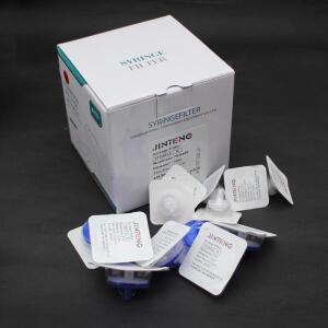 50개/박스 실험실용 0.22um/0.45um 멸균 주사기 필터 나일론 PES PTFE 멤브레인