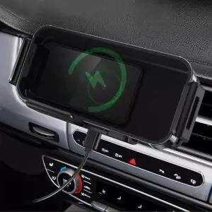 리크플 차량용 고속무선충전기 자동회전 Z폴드 터치식갤럭시 Z거치대 핸드폰 스마트폰 휴대폰 용핸드폰 용