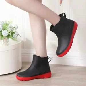 [오노마] ONM 레인부츠 농사장화 장마철 방수 패션장화 무광 발목장