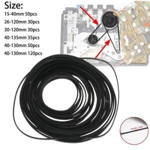 30-120pack 범용 26-135mm 믹스 카세트 테이프 기계 벨트 레코더 워크맨 DVD 드라이브 용 고품질 모듬 일반