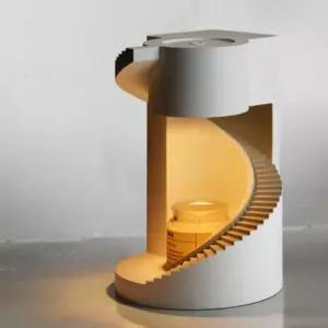 캔들워머 램프 무드등 계단형 조명 힐링 명상 엔틱 인테리어