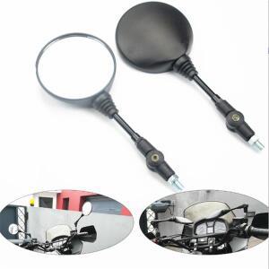 낙하 방지 접이식 라운드 오토바이 사이드 백미러, 스즈키 GS500E GS550M GSX1100F 카타나 GSF600 밴딧 GS1