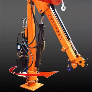 전동 무선 리모컨 1톤 소형 트럭 크레인 유압식 차량 회전