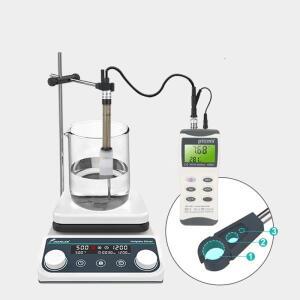 자기 교반기 실험실 디지털 디스플레이 가열 항온 믹서 핫 플레이트 5L 1500rpm