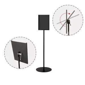 이동식 광고안내판 행사장 알림판 A5 POP꽂이 POP거치대 스탠드 입간판 입구 판넬 베너부착형 포스터스텐