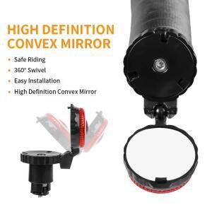 자전거 핸들바 장착 후방 거울 야외 사이클링 아크릴 볼록 도로 고화질 반사