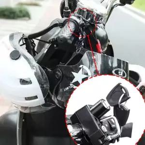 흠집방지잠금쇠 고정용 편리한 라이딩 헬멧 락고정 바이크 밴드 오픈페이스 오토바이 하프 로프