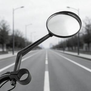자전거 백미러 범용 회전식 핸들 바 전기 용 안전 거울 사이클링 액세서리