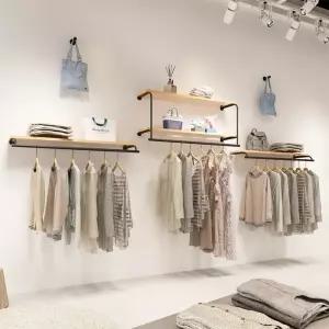 벽 선반 행거 랙 디스플레이 옷가게 옷걸이 매장 드레스룸 형 의류 진열대