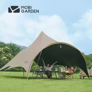 모비가든 블랙코팅 캠핑 타프 하비 쉘터 그늘막 헥사 타프쉘 초대형