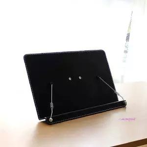 국산 가죽 철판 리더뮤제오 독서대 책홀더vwx773