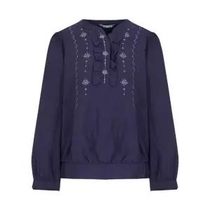 [크로커다일레이디]블루종 풀오버 블라우스 CLDFBL109_US_US