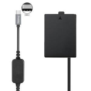 DR-E10 USB-C LP-E10 LP E10 ACK-E10 더미 배터리, 캐논 EOS 1100D T3 T5 T6 X50 X70