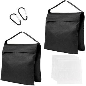 포토 스탠드 라이트 삼각대 세트 야외 파티오 팝업 텐트 우산 베이스 낚시 의자 2팩 디자인