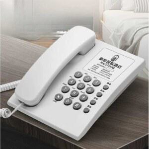 호텔 전화기 침실 수화기 버튼 금속 객실전화기탁상 가정용 유럽 배터리 디자인 유 화기