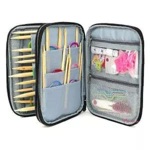 뜨개질케이스 파우치 여행 가방 휴대용 바늘 니트mno047