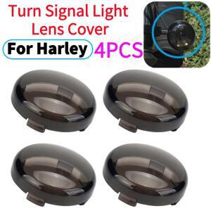 훈제 전면 후면 총알 스타일 턴 시그널 렌즈, 할리 데이비슨 블랙라인 브레이크 아웃 크로스 본즈 다이나