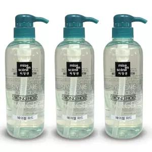 미쟝센 스타일케어 스트롱 홀드 헤어젤 하드 숏커트용 500ml 3개