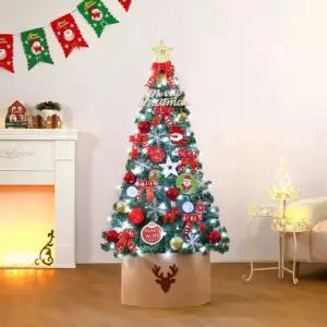 150cm 스노우맨 트리 풀세트 전구포함크리스마스 성탄절 예쁜 장식 나무 클스 크리스