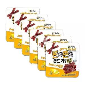 쫀득쫀든 50g 버터구이오징어맛 6개 쫀드기튀김rst837