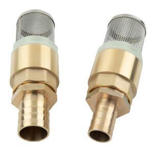 3/4in 1in 비복귀 밸브 흡입 스트레이너 풋 호스 연결 19 25 Mm 메쉬 필터 하단 포함