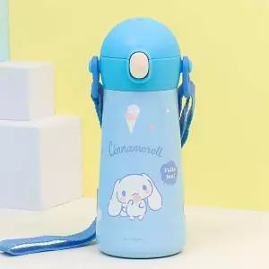 금비가 시나모롤 더보틀 이중스텐 원터치 물통 460ML 물병 어깨끈물통 학용품