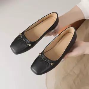 스파이더맨 여사친 사계절 펌프스 소가죽 춘추진가죽 플랫폼 OPH3