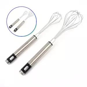 쌍문상회 계란거품기 수동휘핑기 주방 다용도 스텐 미니 X2개 핸드믹서