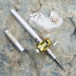 여행용 미니 1m 릴 입문 펜 낚싯대세트 형낚싯대 타입 용낚싯대 초소형 짬낚싯대 휴대용 방파제