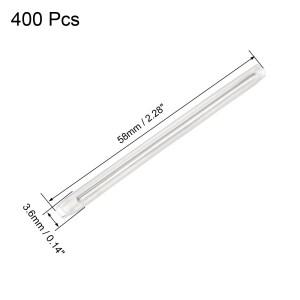 호환 OD 광섬유 융합 스플라이스 튜브 보호대 슬리브  투명 열 수축 케이블 40mm  3.6mm  400 개