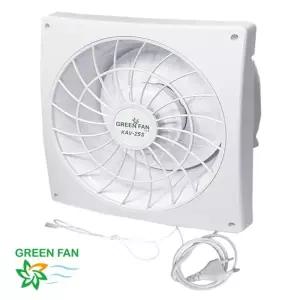 그린팬KAV25S 자동계폐식 저소음 환풍기 날개25cm 배풍기 기용품 산업용 공장 환풍 플라스틱 욕실 흡연실