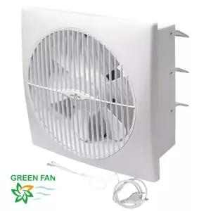 그린팬KS25 고급 저소음 셔터식 환풍기 날개 25cm 배풍기 기용품 산업용 공장 환풍 플라스틱 욕실 흡연실