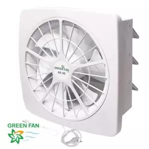 그린팬KS30 고급 저소음 셔터식 환풍기 날개 30cm 배풍기 기용품 산업용 공장 환풍 플라스틱 욕실 흡연실