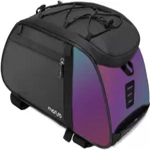 대즐 테일이 있는 MOSISO 자전거 랙 백 방수 리어 트렁크 산악 뒷좌석 핸드백 보관 안장 어깨 파우치