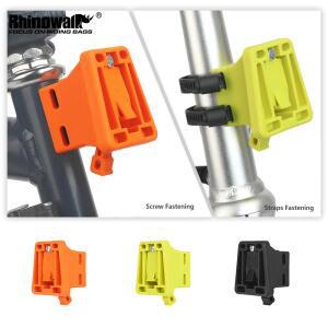 Rhinowalk 자전거 프론트 랙 백 어댑터, 고온 내성, 2 개의 고정 접이식 바스켓 3 홀