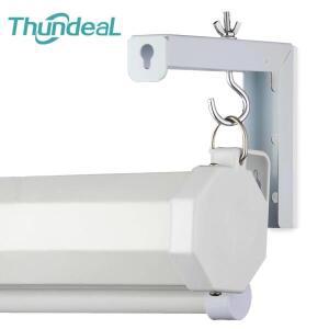 범용 조정 가능한 프로젝터 스크린 장착 후크 프로젝션 벽 교수형 L-브래킷 영화 커튼 마운트 키트