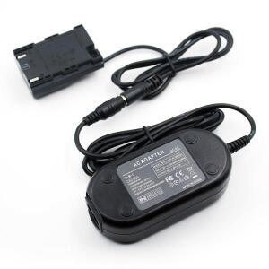 ACK E6 카메라 어댑터 공급 DR-E6 DC 커플러 LP-E6 Canon EOS 60D 7D 5D Mark II 용 더미 배터리