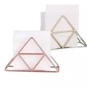 오픈형 트라이앵글 삼각형 냅킨 홀더 꽂이 케이스 카페티슈 호텔 휴지 꽂이 테이블 디너 받침