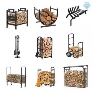 캠핑 장작 보관랙 와이드형 땔감 거치대 보관 스탠드 보관함