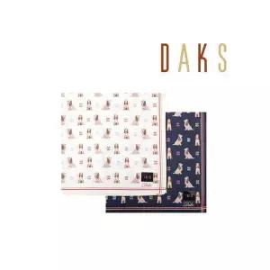 [하프클럽/닥스ACC]  DKR1403 닥스 남녀 1매 나염손수건