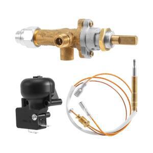 가스 파티오 히터 제어 밸브, 열전대 센서, 덤프 스위치 노브, 프로판 LPG 파이어 피트 안전 파일럿 포트
