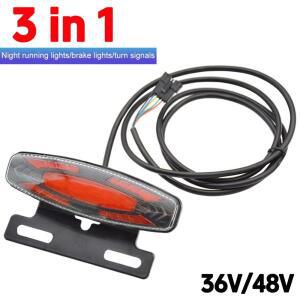 LED Ebike 브레이크 후면 조명 고휘도 전기 자전거 경고등 36V 48V 용 에너지 절약