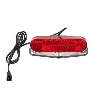 자전거 후미등 전기자전거 안전 경고등 12V - 60V LED 반사판 브레이크 하이라이트 방수 SM 커넥터