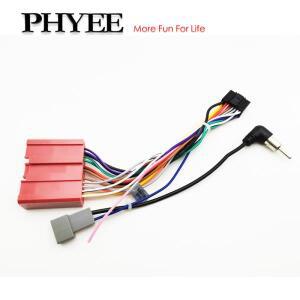 배선 하네스 어댑터 16 핀 플러그-24 커넥터 라디오 안테나 잭 자동차 안드로이드 헤드 유닛 케이블 for Ma