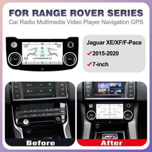 최신 자동차 AC 패널 LCD 스크린, 재규어 XE F-PACE 2015-2020 에어컨, 기후 좌석 제어 터치 보드