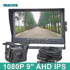 SMALUCK 9인치 ALED IPS 후방 카메라 모니터 1080P IP68 방수 스타라이트 (자동차, 버스, 하우스보트, 트럭