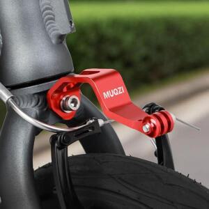 자전거 전면 라이트 마운트 브래킷 알루미늄 합금 헤드 손전등 스포츠 카메라 용 접이식 포크