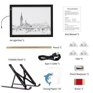 A4 LED 라이트 패드 iVAOOZE 다이아몬드 페인팅용 무선 추적, 스케치용 보드 제작 드로잉